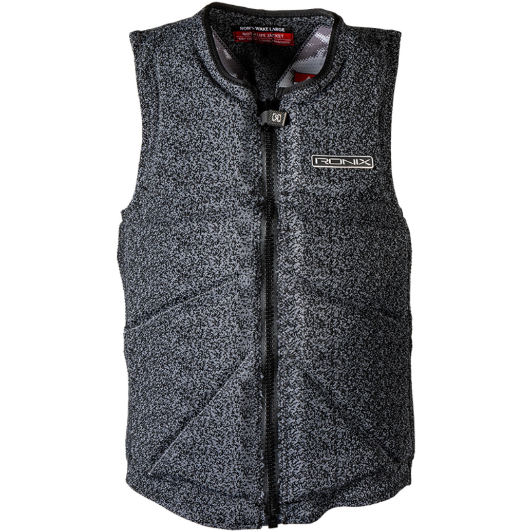2026 Ronix One Impact Vest R26V-IMP-ON.1 - Engineered Mesh Black / Ash